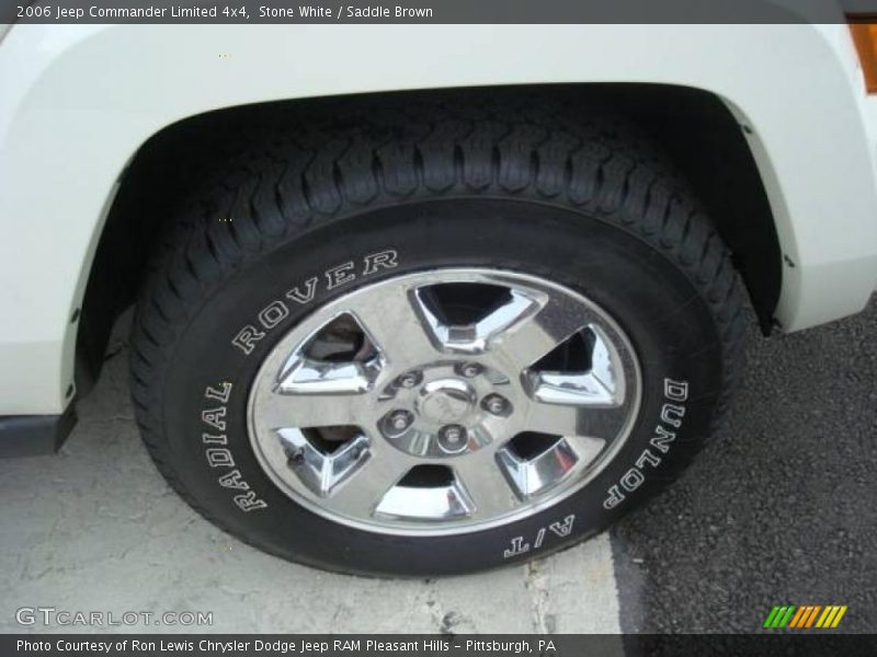 Stone White / Saddle Brown 2006 Jeep Commander Limited 4x4