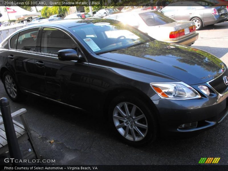 Quartz Shadow Metallic / Black 2006 Lexus GS 300 AWD