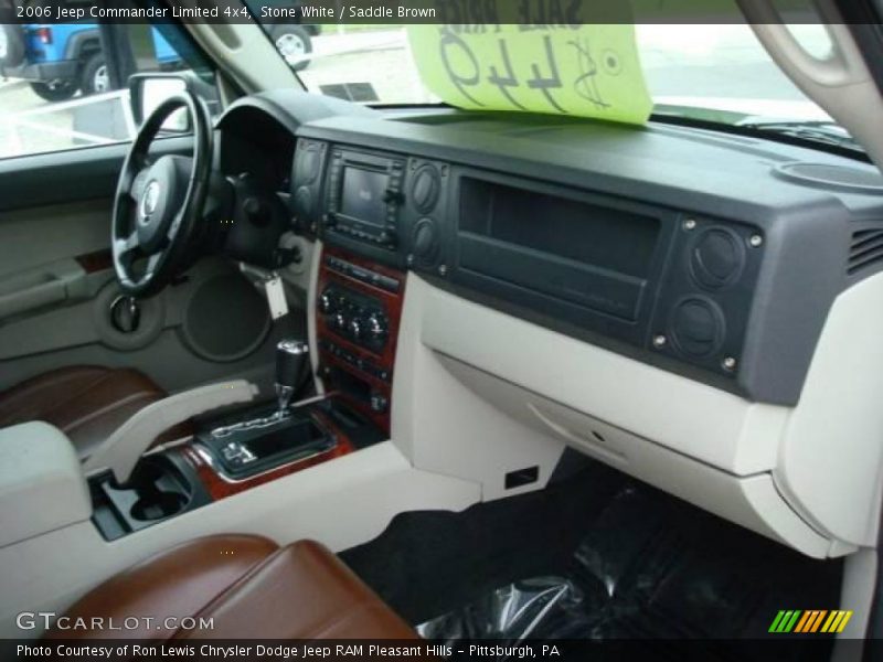 Stone White / Saddle Brown 2006 Jeep Commander Limited 4x4