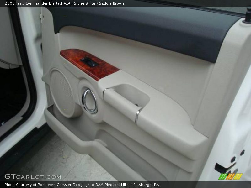 Stone White / Saddle Brown 2006 Jeep Commander Limited 4x4