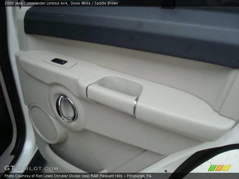 Stone White / Saddle Brown 2006 Jeep Commander Limited 4x4