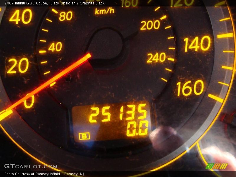 Black Obsidian / Graphite Black 2007 Infiniti G 35 Coupe