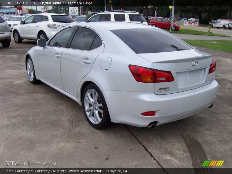 Crystal White / Cashmere Beige 2006 Lexus IS 350