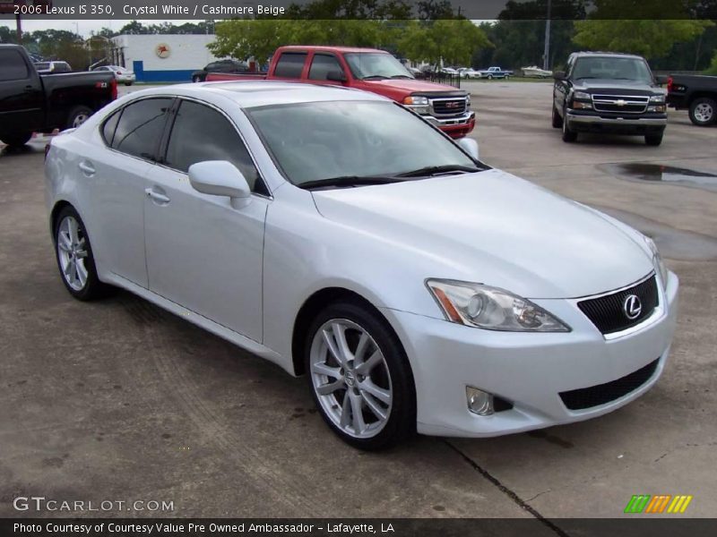 Crystal White / Cashmere Beige 2006 Lexus IS 350