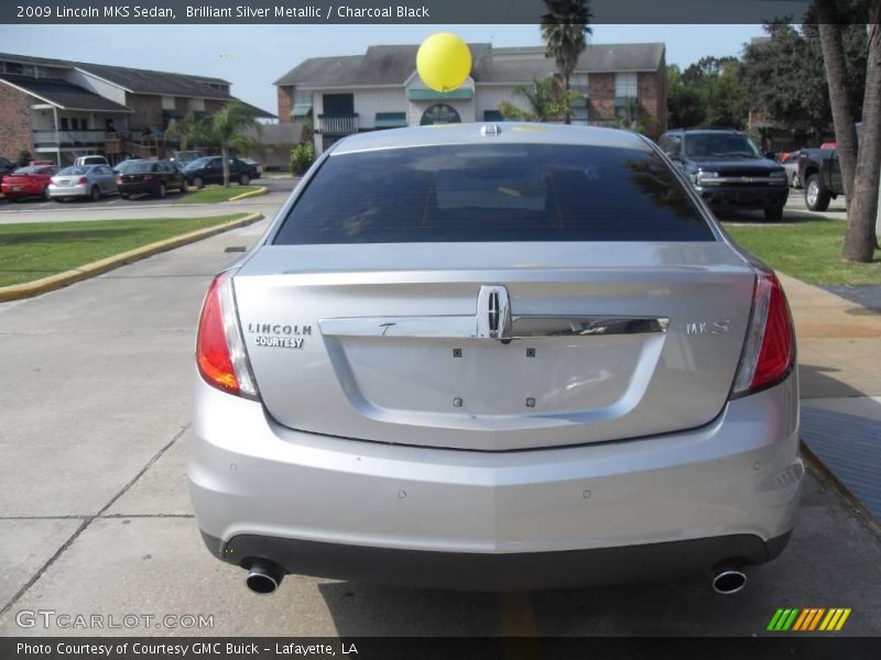 Brilliant Silver Metallic / Charcoal Black 2009 Lincoln MKS Sedan