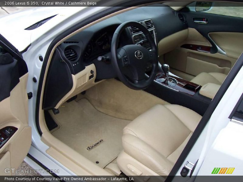 Crystal White / Cashmere Beige 2006 Lexus IS 350