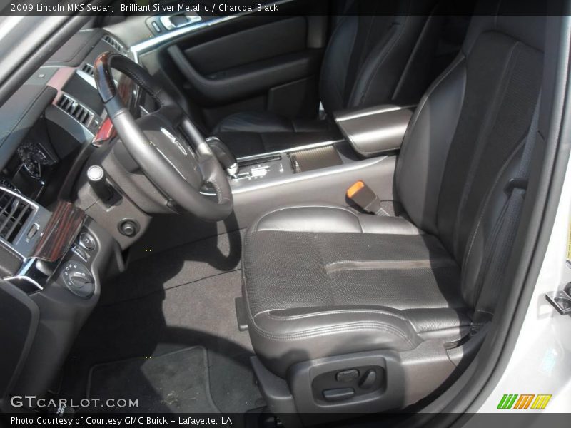 Brilliant Silver Metallic / Charcoal Black 2009 Lincoln MKS Sedan
