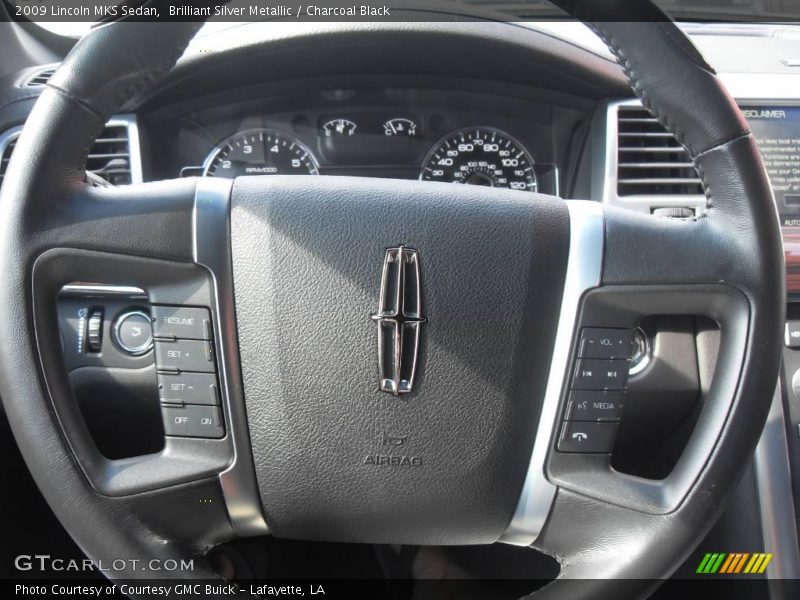 Brilliant Silver Metallic / Charcoal Black 2009 Lincoln MKS Sedan