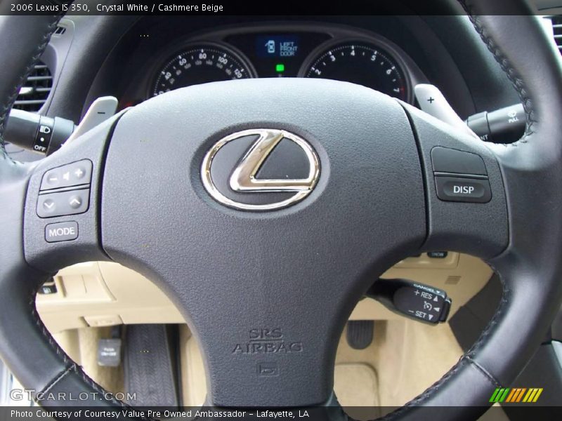 Crystal White / Cashmere Beige 2006 Lexus IS 350