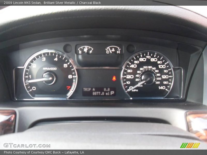 Brilliant Silver Metallic / Charcoal Black 2009 Lincoln MKS Sedan