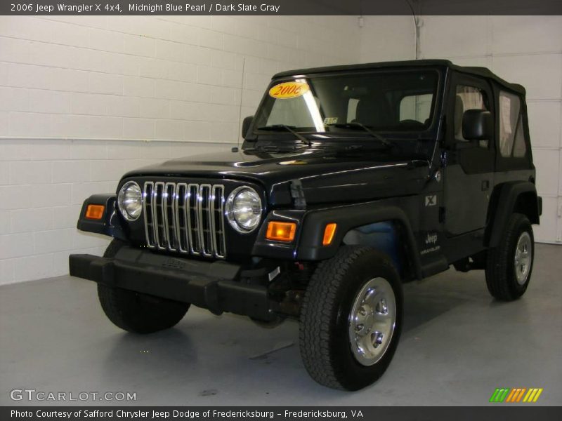 Midnight Blue Pearl / Dark Slate Gray 2006 Jeep Wrangler X 4x4