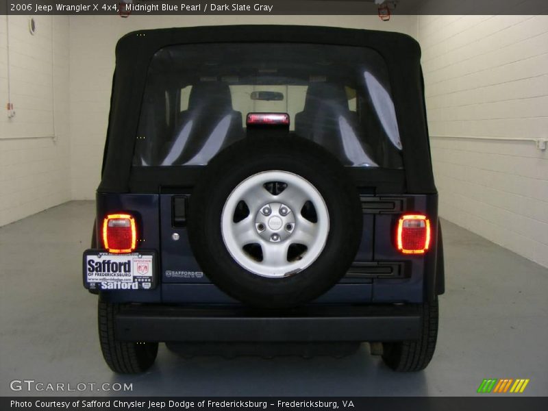 Midnight Blue Pearl / Dark Slate Gray 2006 Jeep Wrangler X 4x4