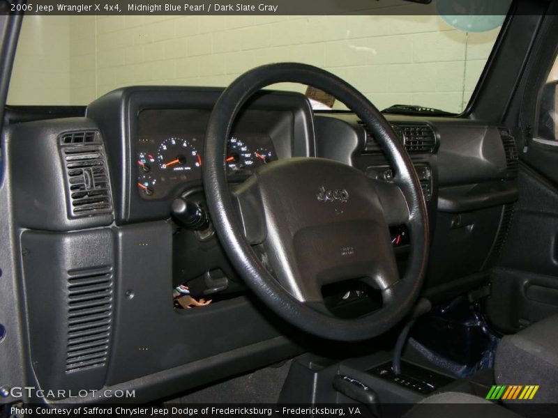 Midnight Blue Pearl / Dark Slate Gray 2006 Jeep Wrangler X 4x4