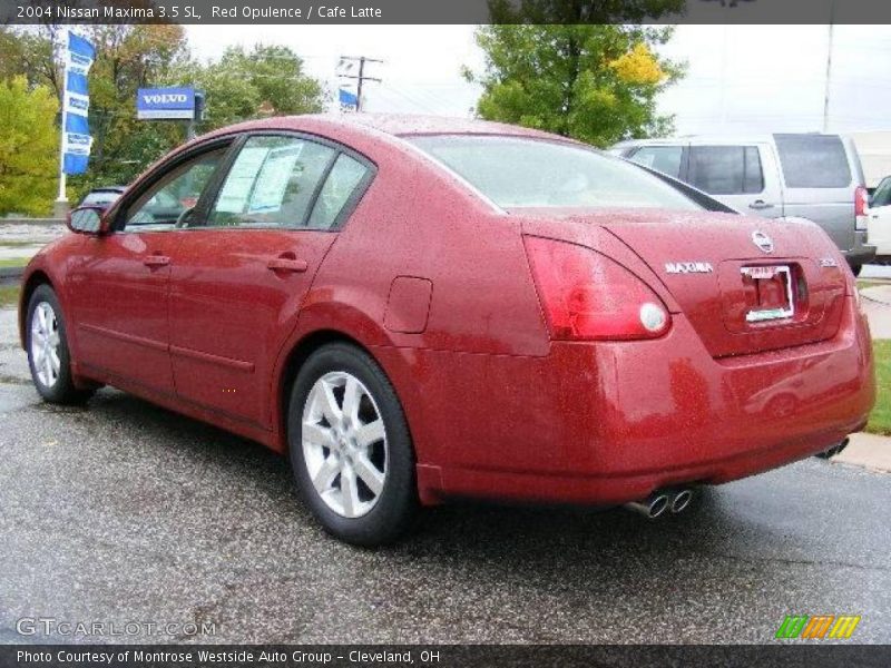 Red Opulence / Cafe Latte 2004 Nissan Maxima 3.5 SL