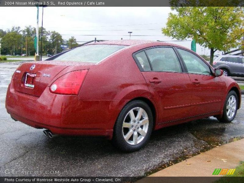 Red Opulence / Cafe Latte 2004 Nissan Maxima 3.5 SL