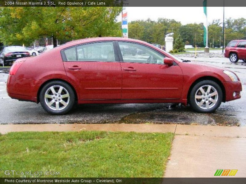 Red Opulence / Cafe Latte 2004 Nissan Maxima 3.5 SL