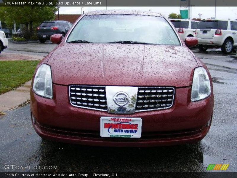 Red Opulence / Cafe Latte 2004 Nissan Maxima 3.5 SL