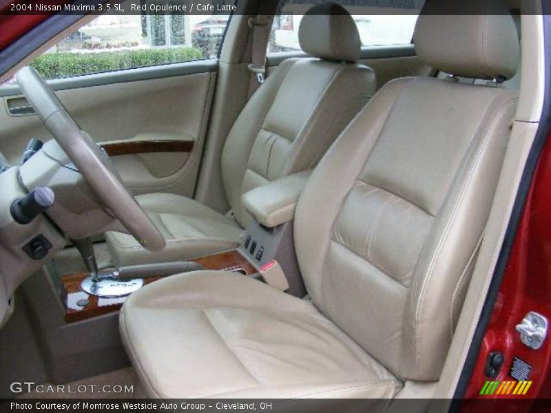 Red Opulence / Cafe Latte 2004 Nissan Maxima 3.5 SL