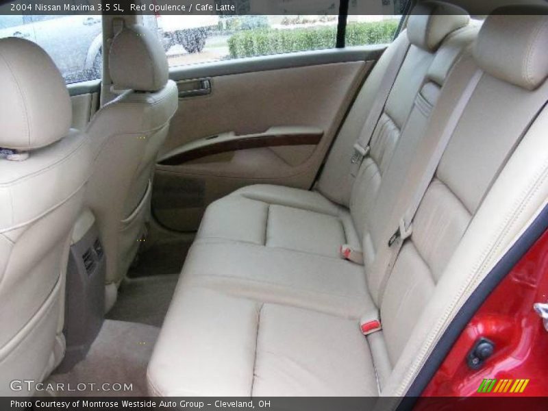 Red Opulence / Cafe Latte 2004 Nissan Maxima 3.5 SL