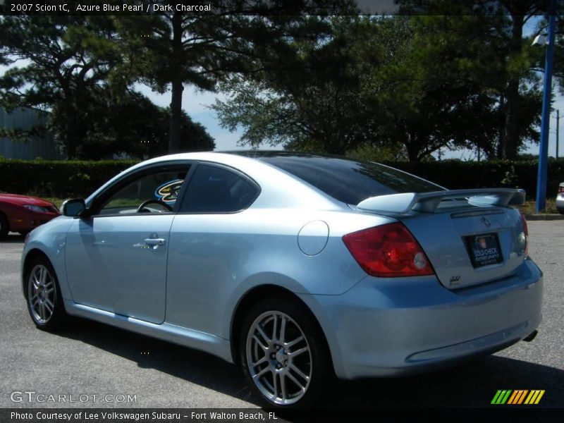 Azure Blue Pearl / Dark Charcoal 2007 Scion tC