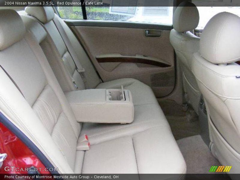 Red Opulence / Cafe Latte 2004 Nissan Maxima 3.5 SL