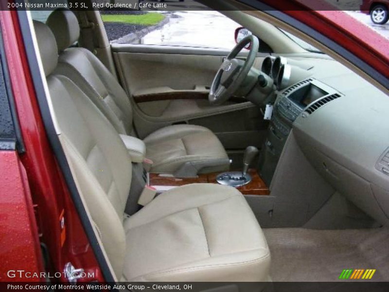 Red Opulence / Cafe Latte 2004 Nissan Maxima 3.5 SL