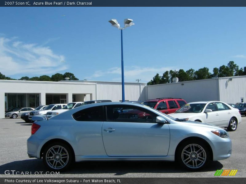 Azure Blue Pearl / Dark Charcoal 2007 Scion tC