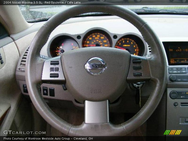 Red Opulence / Cafe Latte 2004 Nissan Maxima 3.5 SL