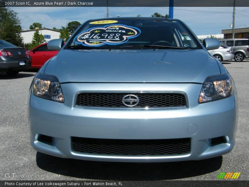 Azure Blue Pearl / Dark Charcoal 2007 Scion tC