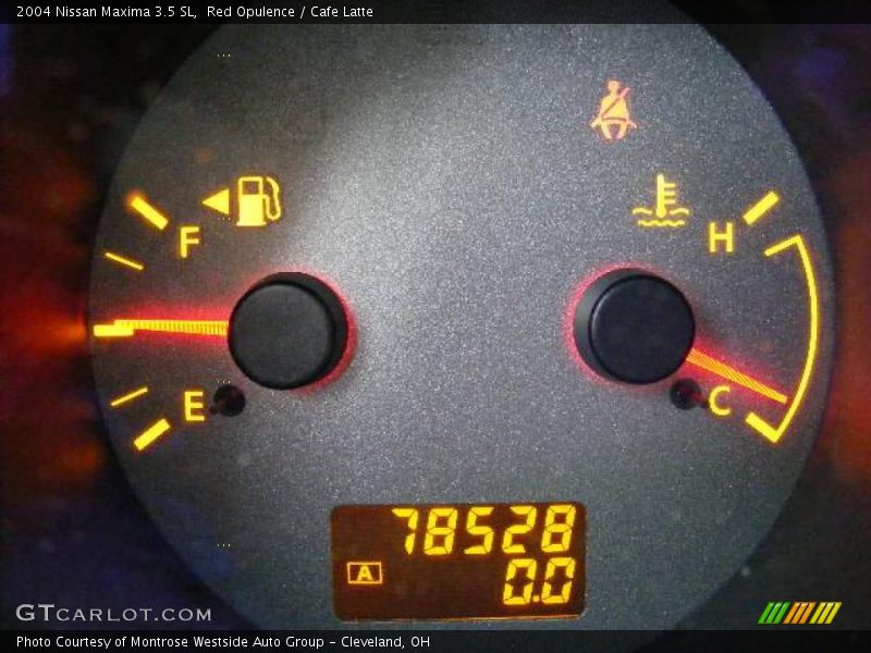 Red Opulence / Cafe Latte 2004 Nissan Maxima 3.5 SL
