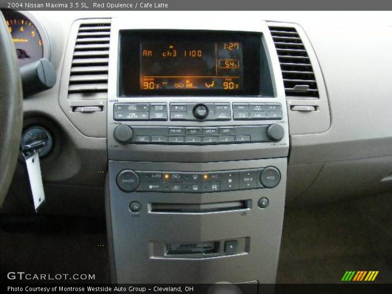 Red Opulence / Cafe Latte 2004 Nissan Maxima 3.5 SL