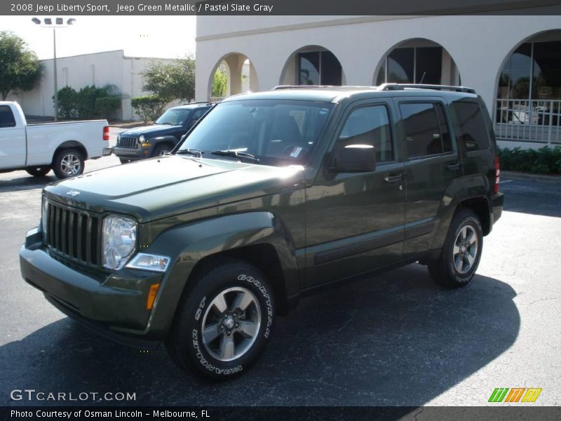 Jeep Green Metallic / Pastel Slate Gray 2008 Jeep Liberty Sport