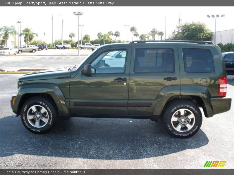Jeep Green Metallic / Pastel Slate Gray 2008 Jeep Liberty Sport