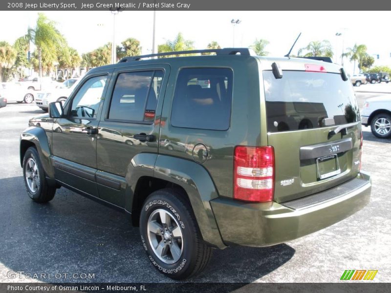 Jeep Green Metallic / Pastel Slate Gray 2008 Jeep Liberty Sport