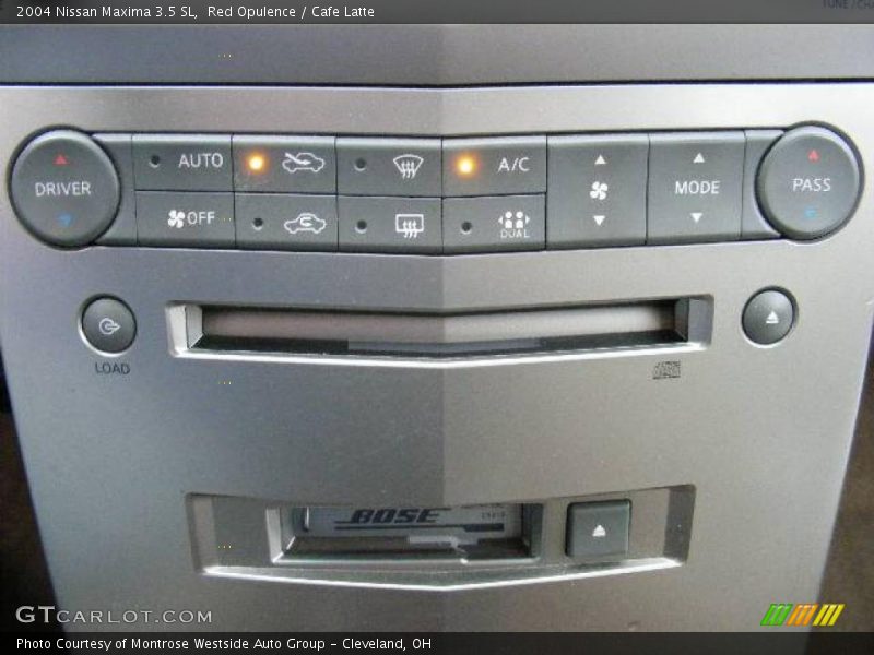 Red Opulence / Cafe Latte 2004 Nissan Maxima 3.5 SL