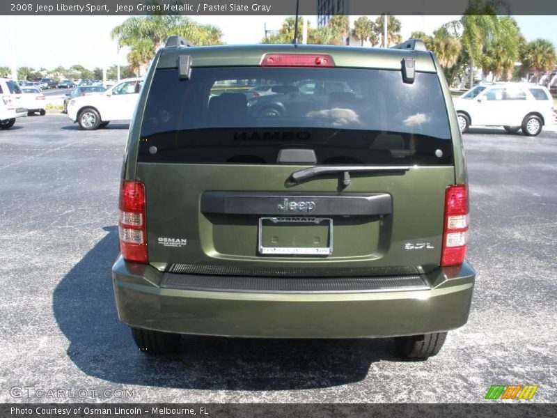 Jeep Green Metallic / Pastel Slate Gray 2008 Jeep Liberty Sport