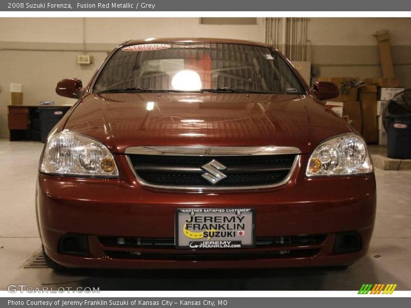 Fusion Red Metallic / Grey 2008 Suzuki Forenza