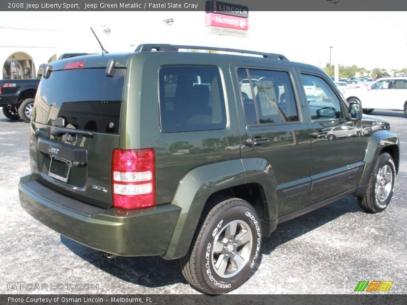 Jeep Green Metallic / Pastel Slate Gray 2008 Jeep Liberty Sport