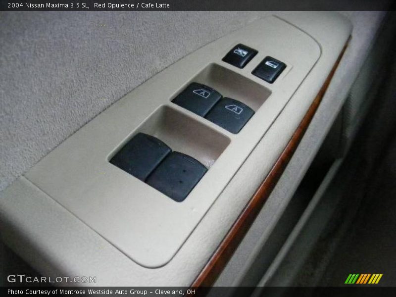 Red Opulence / Cafe Latte 2004 Nissan Maxima 3.5 SL