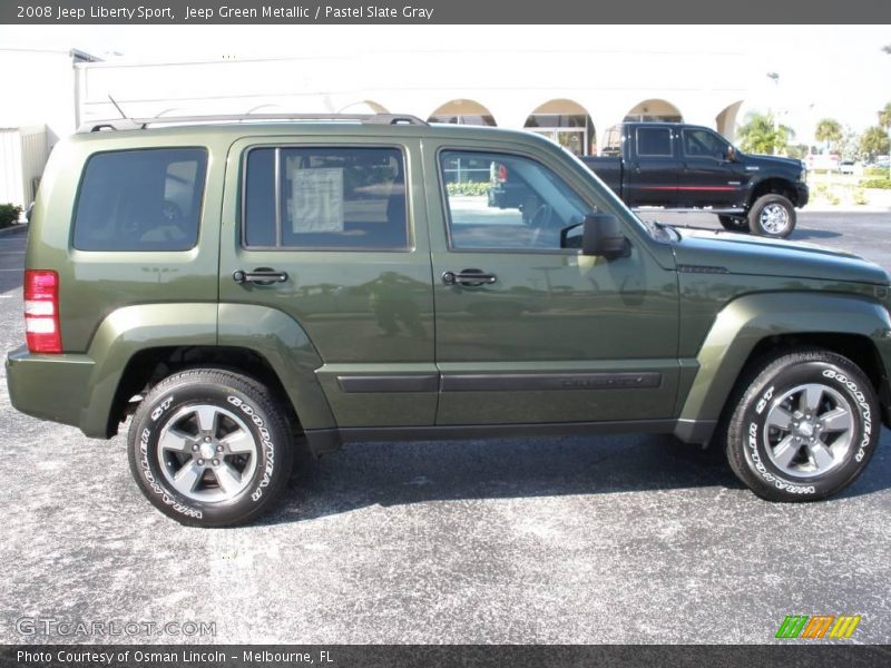 Jeep Green Metallic / Pastel Slate Gray 2008 Jeep Liberty Sport