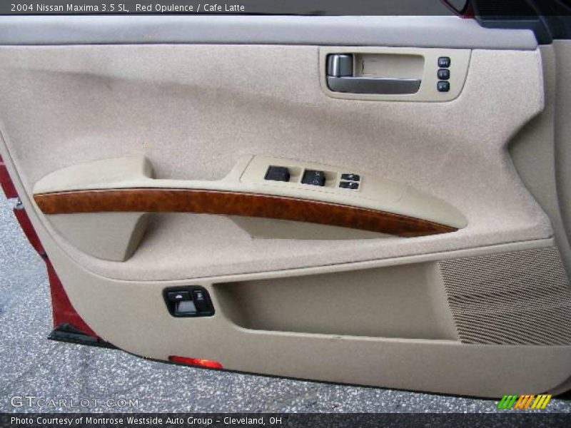 Red Opulence / Cafe Latte 2004 Nissan Maxima 3.5 SL