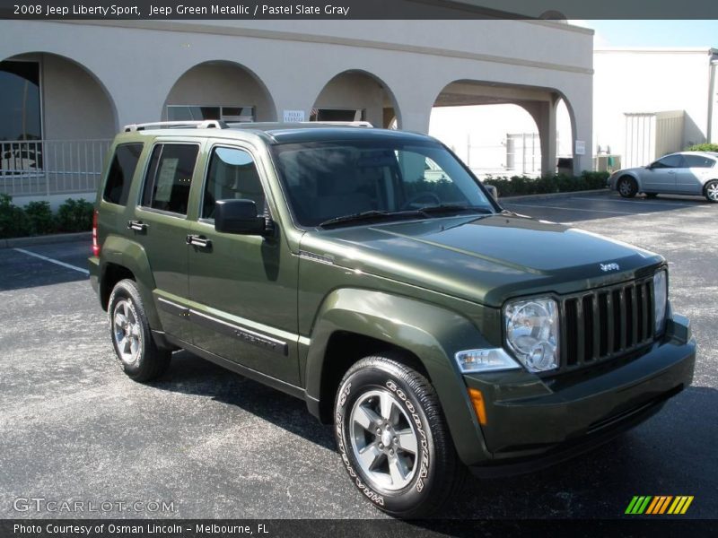 Jeep Green Metallic / Pastel Slate Gray 2008 Jeep Liberty Sport