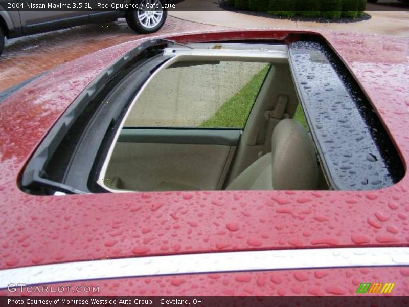 Red Opulence / Cafe Latte 2004 Nissan Maxima 3.5 SL