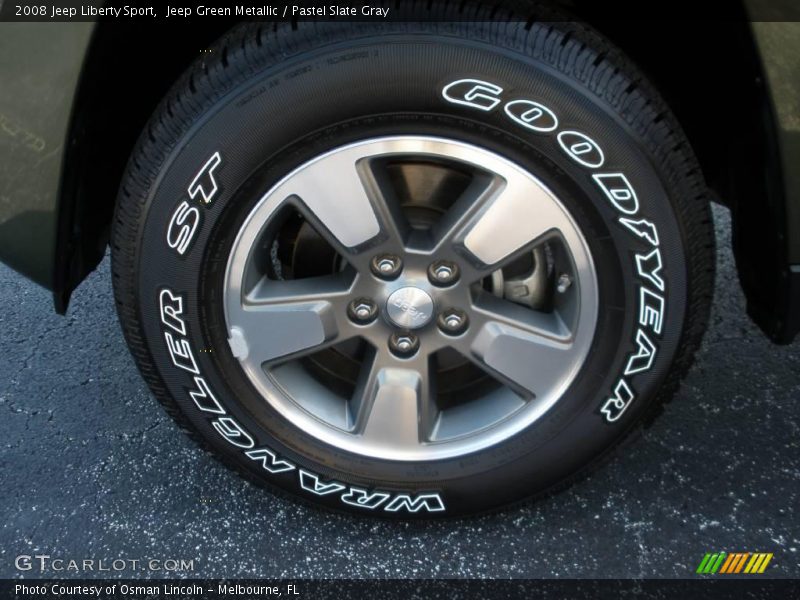 Jeep Green Metallic / Pastel Slate Gray 2008 Jeep Liberty Sport