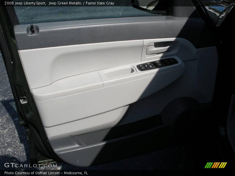 Jeep Green Metallic / Pastel Slate Gray 2008 Jeep Liberty Sport