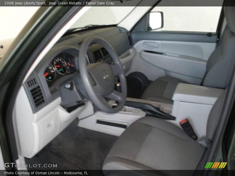 Jeep Green Metallic / Pastel Slate Gray 2008 Jeep Liberty Sport