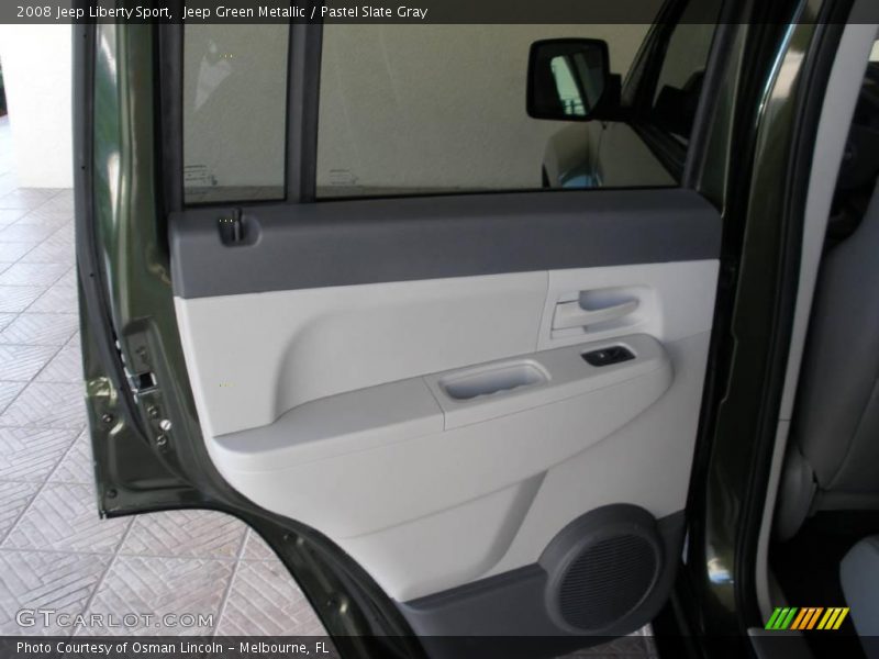 Jeep Green Metallic / Pastel Slate Gray 2008 Jeep Liberty Sport