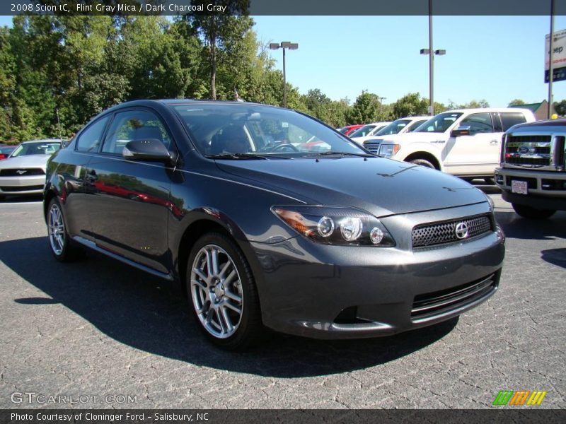 Flint Gray Mica / Dark Charcoal Gray 2008 Scion tC