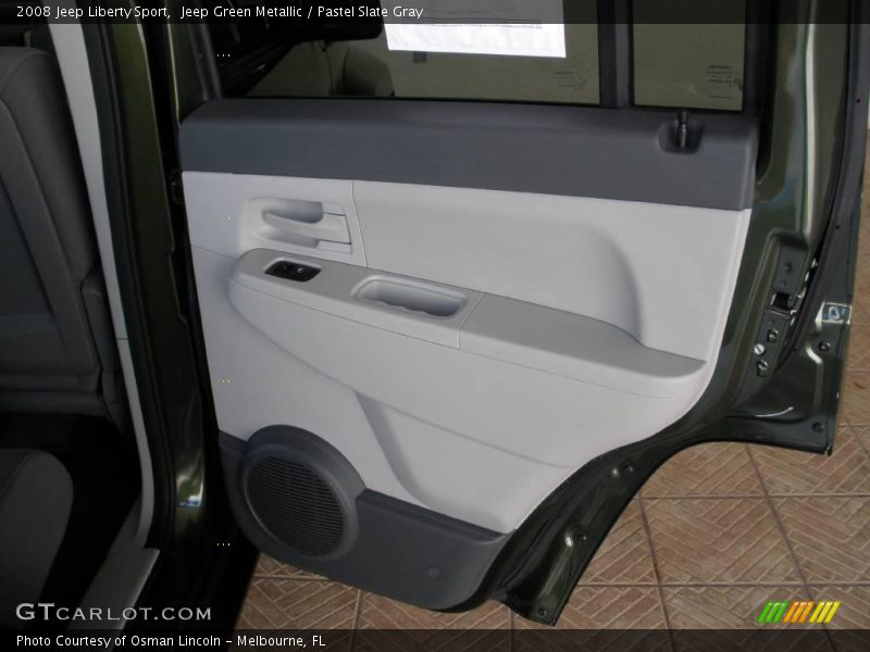 Jeep Green Metallic / Pastel Slate Gray 2008 Jeep Liberty Sport