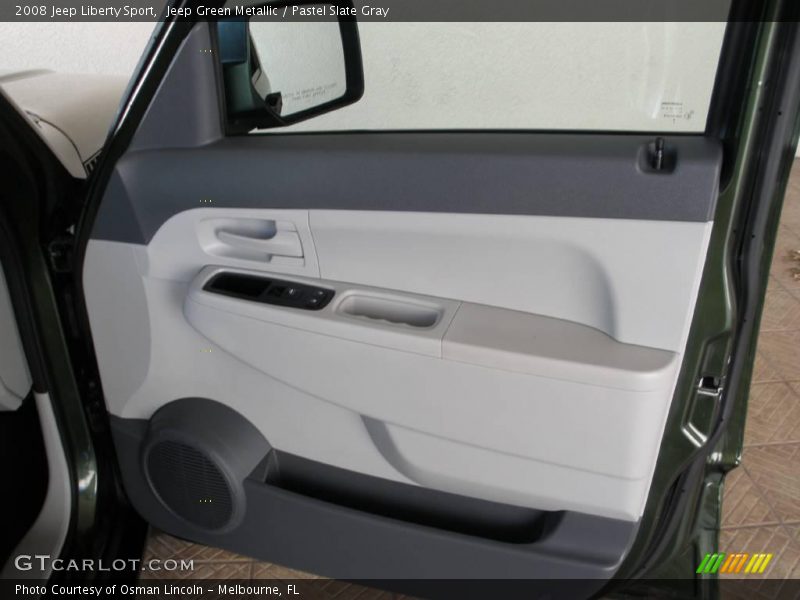 Jeep Green Metallic / Pastel Slate Gray 2008 Jeep Liberty Sport